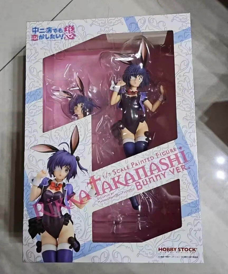 Chuunibyou demo Koi ga Shitai! Rikka Takanashi Bunny Girl 24cm PVC Action Figure Anime Figure Model Toys Figure Doll Gift
