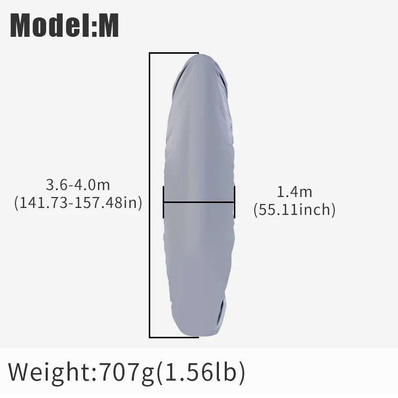 KOETSU KAYAK PROTECTIVE COVER KAYAK WATERPROOF AND DUSTPROOF SUNSHADE CANOE SURFBOARD BOAT JACKET