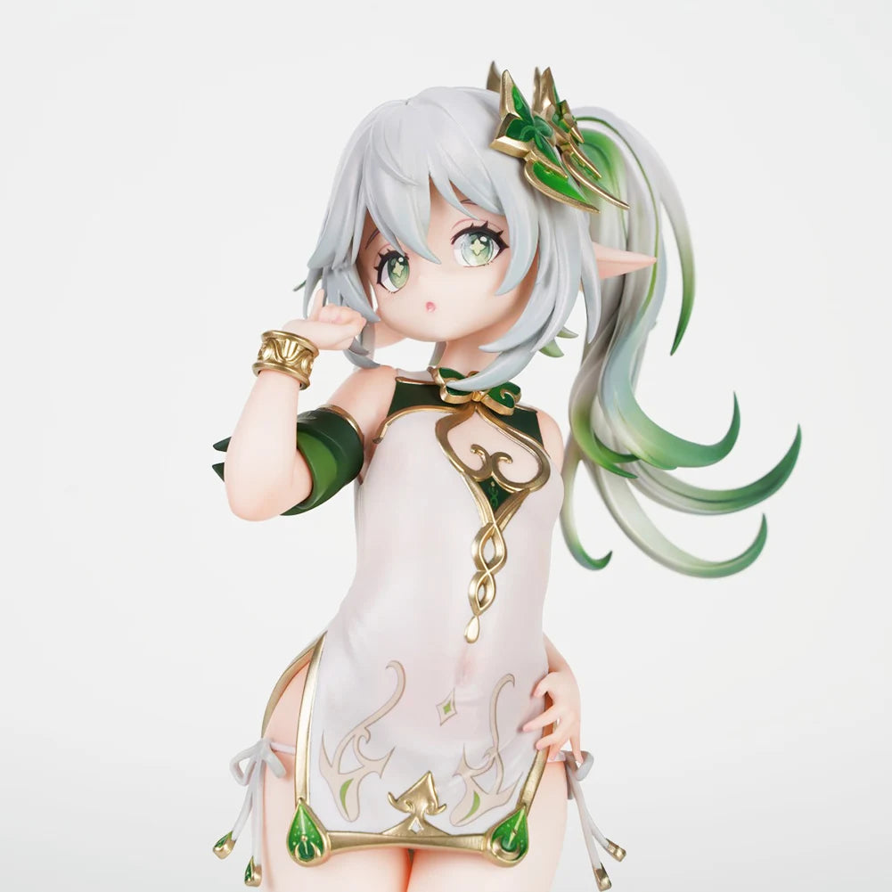 Anime Nahida Game Figure Cheongsam Standing pose Action Figure cute Model Desktop Ornaments Collection Child toy Gifts 21cm