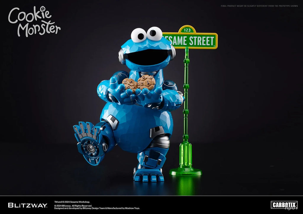 【In Stock】MOSHOWTOYS BLITZWAY COOKIE MONSTER Mecha-Complete Action Figure Toy