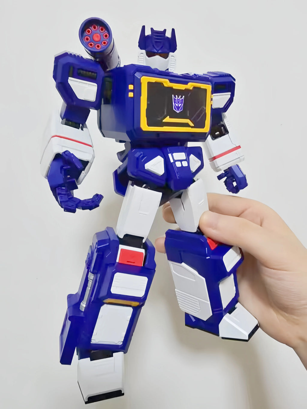 New Sale Blokees Transformers Action Edition Soundwave Toys Lighting Sounding Assembled Action Figures Movable Model Gift Toy