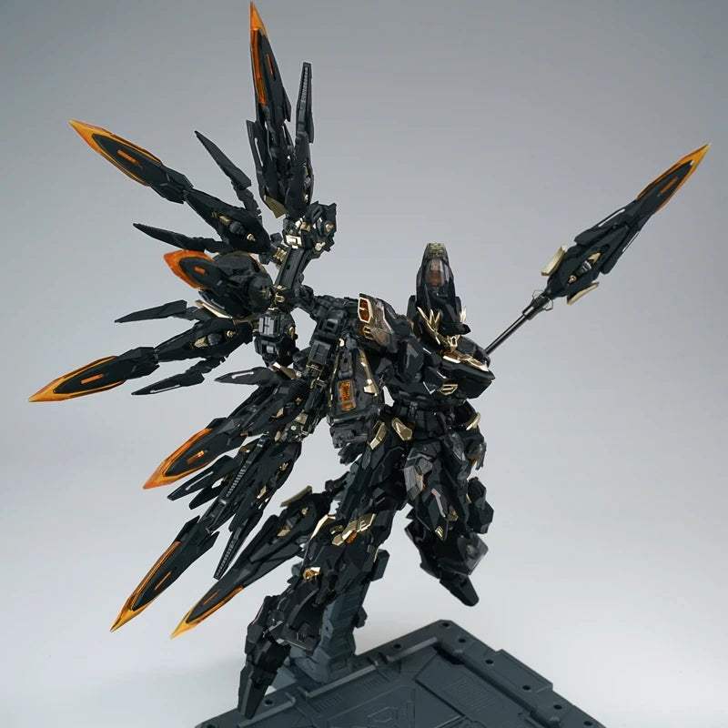 ALL INCLUSIVE FULLSION 1/100 Black Apocalypse Assembly Model Kit Alloy Skeleton Mecha Collectible Action Figures Ornament Gift