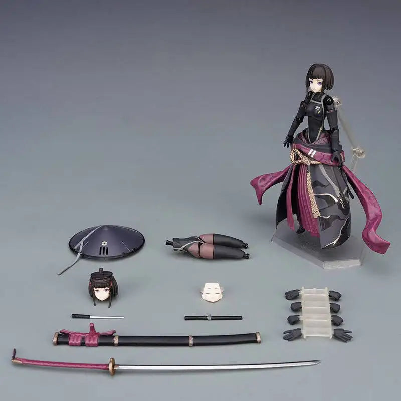 In Stock High Quali Domestic Wuu Langman Mf Rong Samurai Girl Joint Plaything /2 Sc Pvc Collectible Figure Kids Toys