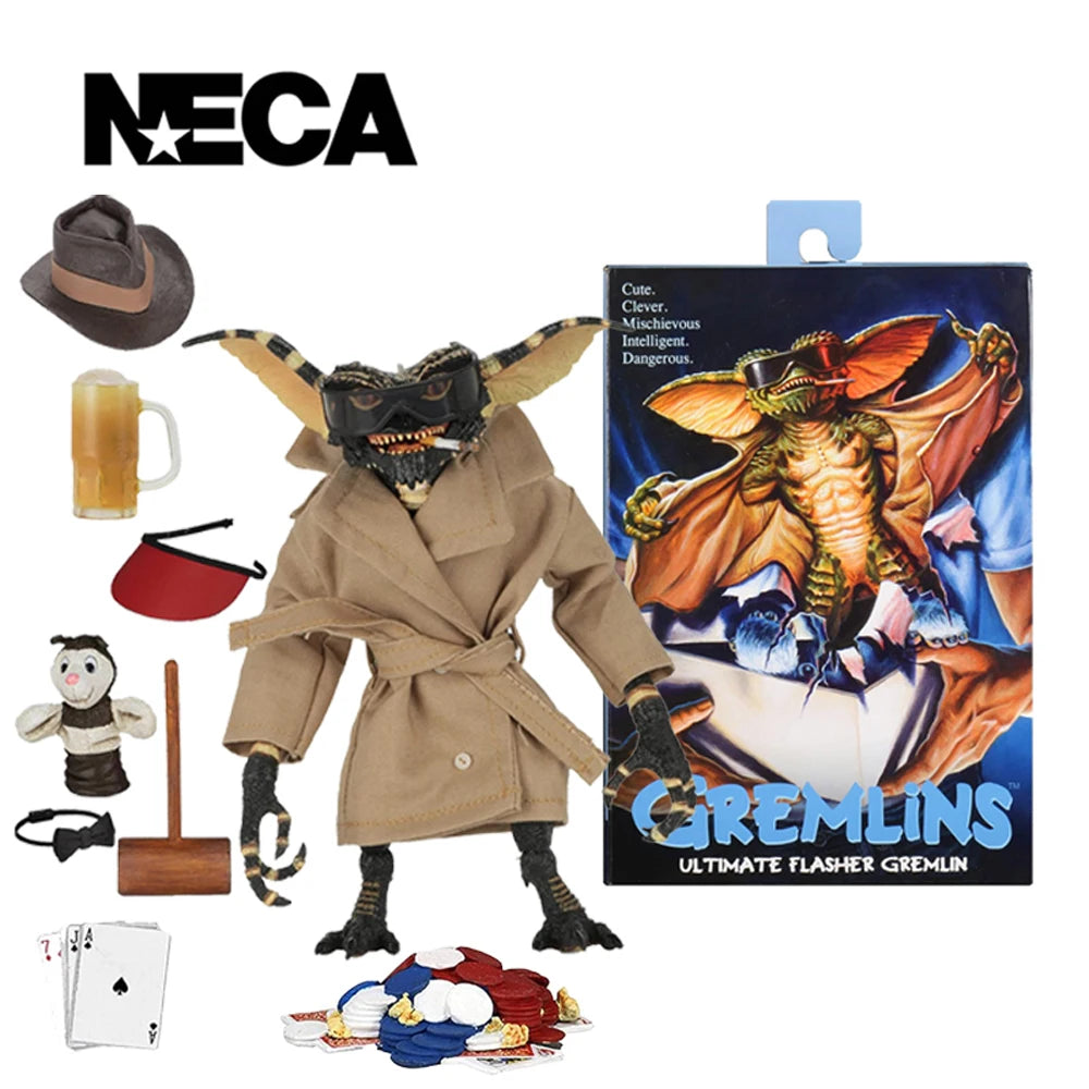NECA Gremlins – 7” Scale Action Figure - Ultimate Flasher Model Doll Garage Kit