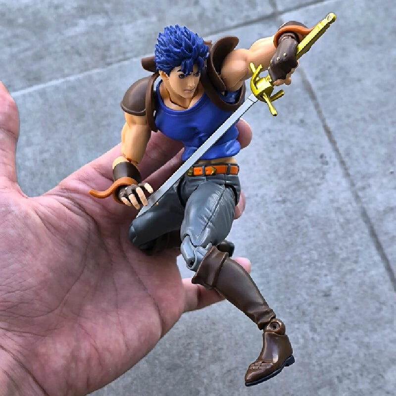 Bandai Original S.H.Figuarts Jojo'S Bizarre Adventure: Stardust Crusaders Jotaro Kujo Jonathan Figure Toys For Boys Girls Gift