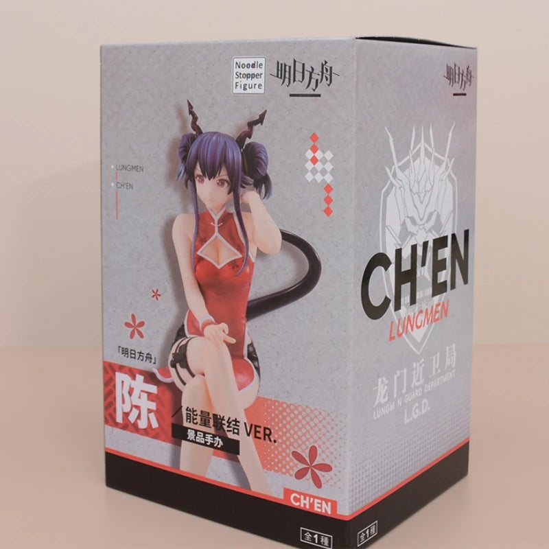 Aixlan 17cm Arknightsn Anime Figure Ch'en Sexy Cheongsam PVC Action Figure Matterrhorn Figurine Collectible Model Toys Kid Gift