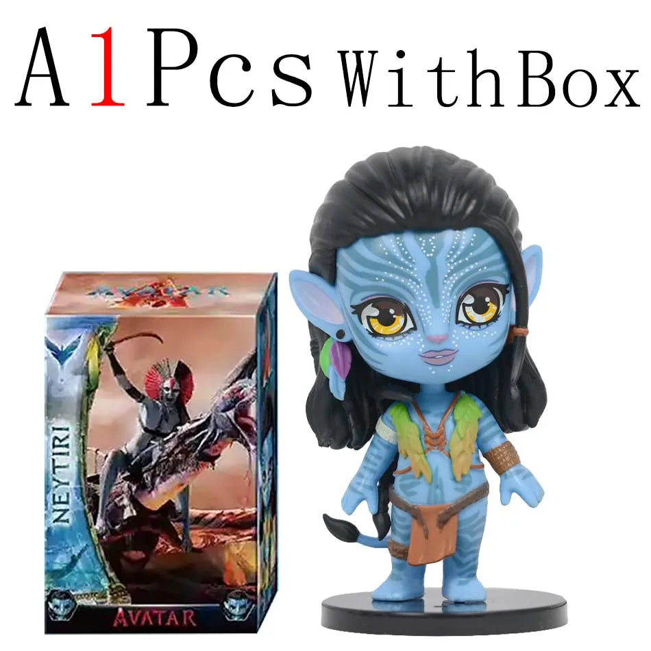 New popular Avatar: Fire and Ash cute Q-version figurine Jake Sully Neytiri PVC Figure Model Toys birthday gift Christmas gift