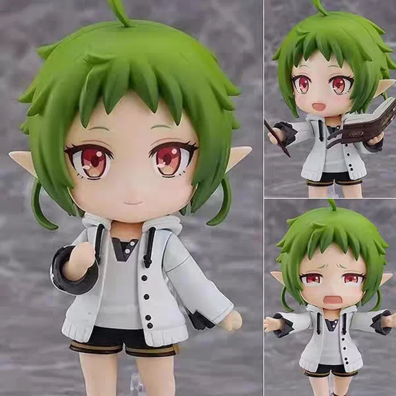 New 10cm Mushoku Tensei 1567# 1749# 1787# Roxy Migurdia Dual Pack Change Face Figures Articulated Decoration Pvc Model Doll Toy
