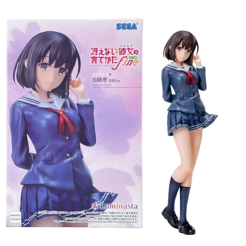 In Stock SEGA Genuine Luminasta Saekano: How To Raise A Boring Girlfriend Anime Character Kids Gift Collection Action Toys Model
