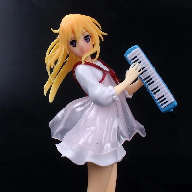 16CM Anime Shigatsu wa Kimi no Uso Miyazono Kaori Figure 1/8 Shifuku ver. Arima Kousei to no Deai Action Figure Doll Toys