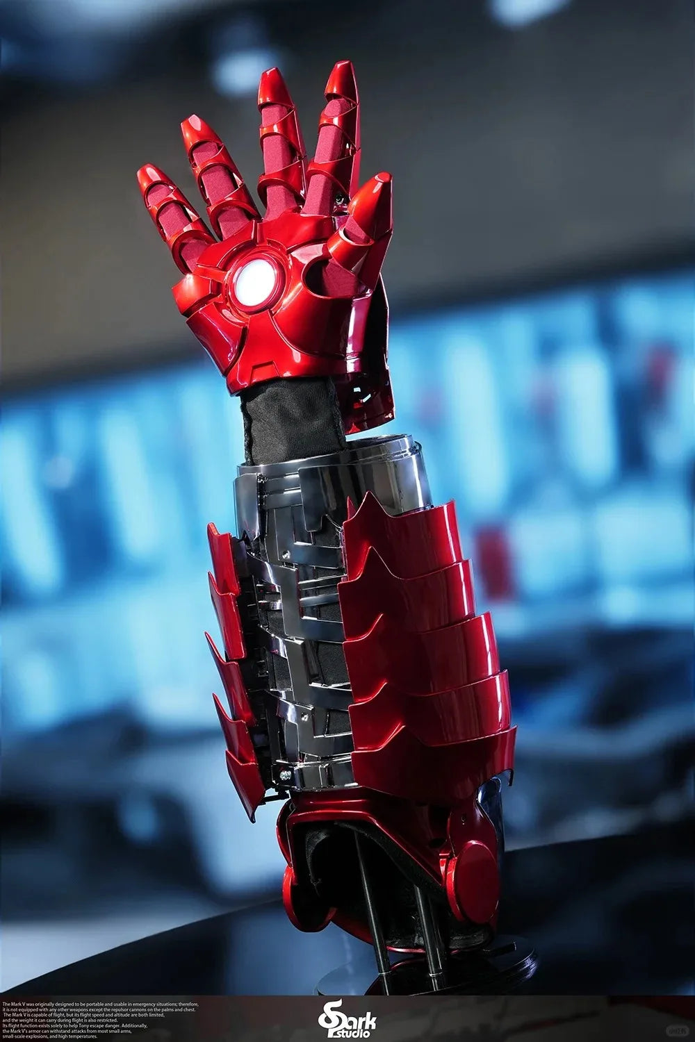 Spark Studio 1:1 Scale Sp001 Wearable Mk5 Mech-Arm Voice Control Remote Touch Activate Iron Man Armor Christmas Collect Toy Gift