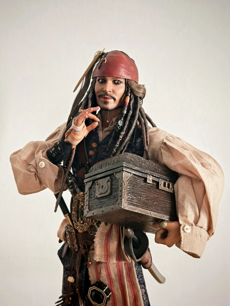 Genuine In Stock Captain Jack 1/6 Movable Action Figure 30cm Jack Pirates Caribbean Collection Ornaments  Model DX37 DX38 DX39