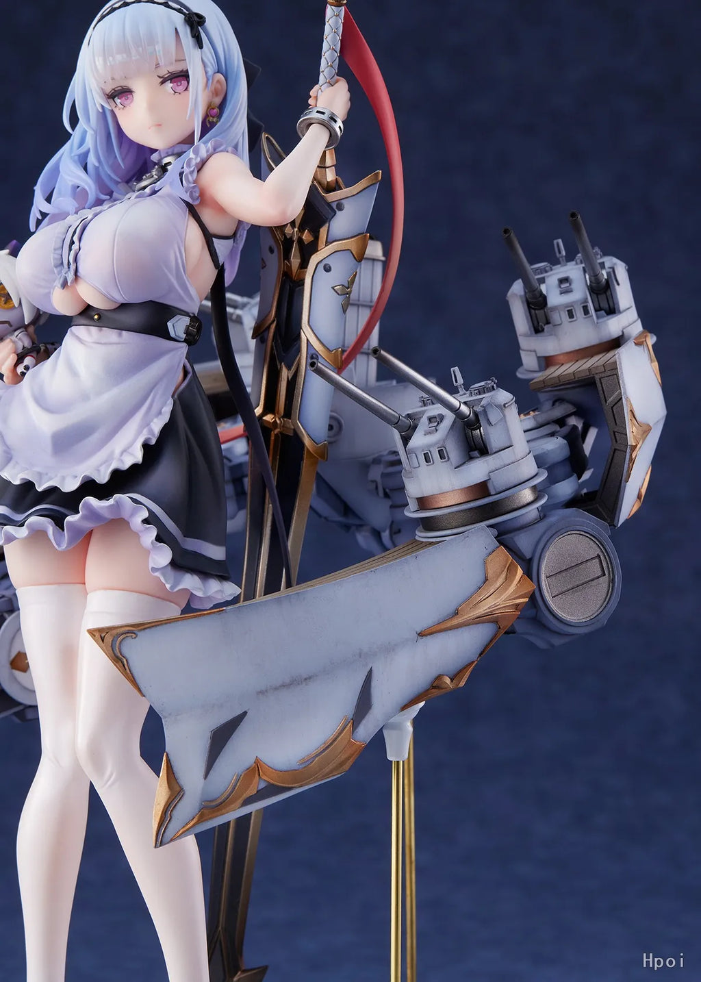 23CM Anime Gam Azur Lane Dido Figure 1/7 Heavy Armor Ver Maid Dress Up Stand Model Toy Doll Action Figure PVC