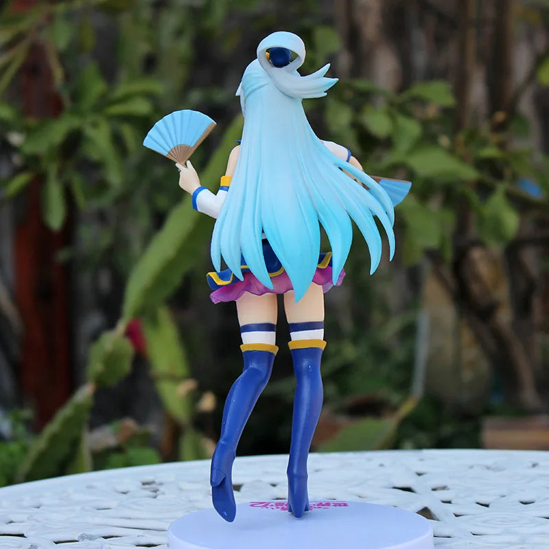 Anime Kono Subarashii Sekai ni Shukufuku o! Aqua Action Figure PVC Sammlung Modell Puppe Hobby Spielzeug Desktop Decrations 20cm