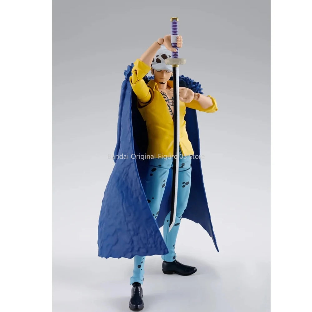Original One Piece SHFiguarts Trafalgar Law Figur Der Überfall auf Onigashima Actionfigur PVC Sammlermodell Spielzeug