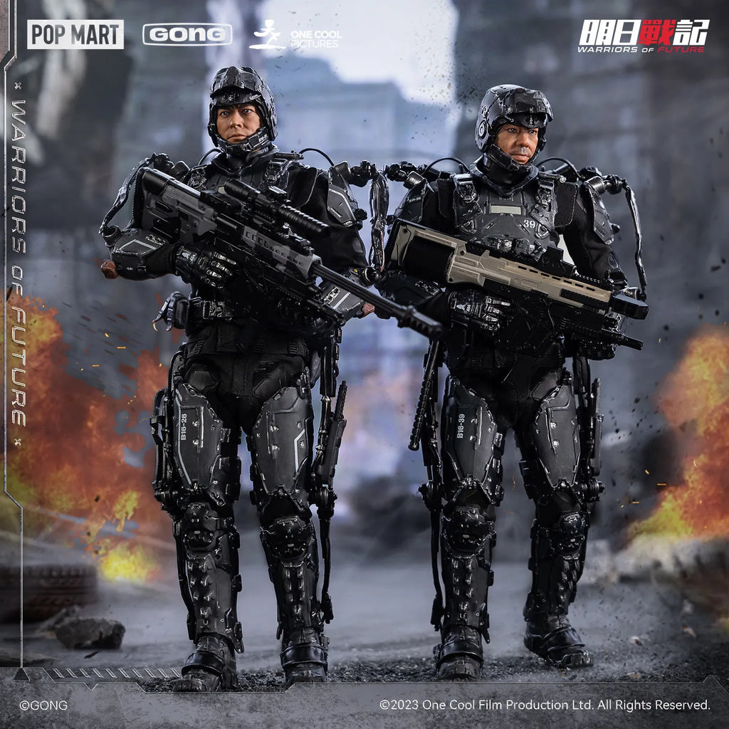 POP MART Gong Warriors Of Future Collectible Cloth Action Figures Tai Loi Cheng Chung-Sang Articulated Anime Figures Gift Toy
