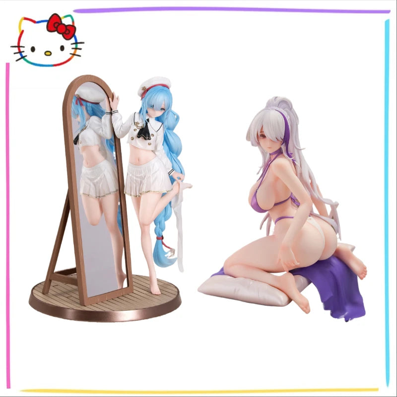 -In Stock Original Myethos Gift+ Azur Lane Janus Hesitant Time To Change Clothes 15cm Anime Figures Ornaments Toys