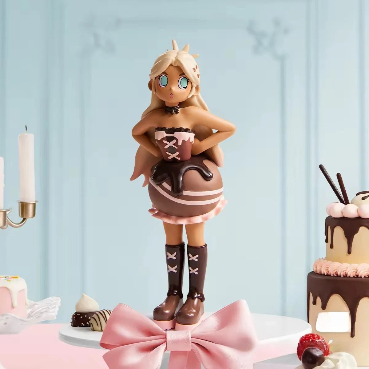 POP MART Peach Riot Fashion Supermodel Series Figurine Blind Box Toys Doll Cute Anime Figure Desktop Kawaii Birthday Collection