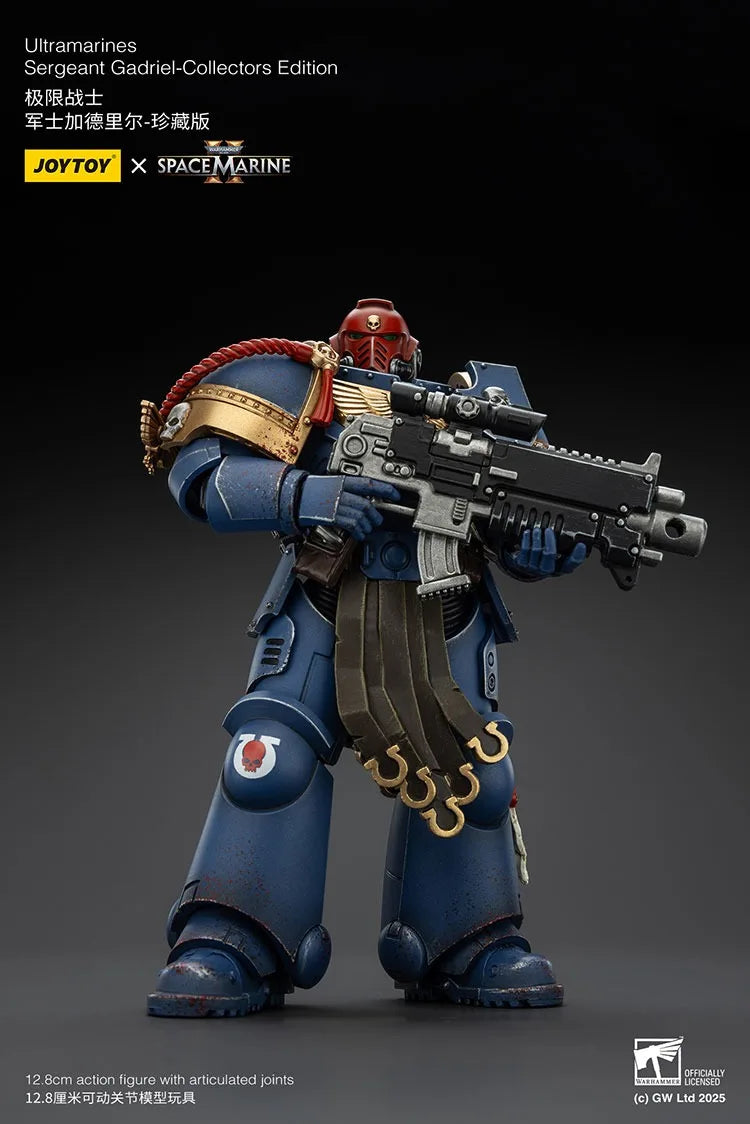 JOYTOY Warhammer 40K Ultramarines Sergeant Gadriel - Колекционерско издание Екшън фигурки Кукла Колекция Декорация Подарък Оригинален