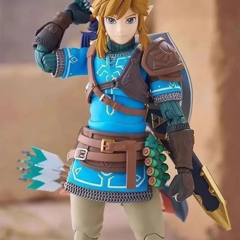Neue Figma 626 Link Tränen des Königreichs Link 626 Dx Auf Lager Anime Action-Sammlung Figuren Modell Spielzeug Kinder Geschenk