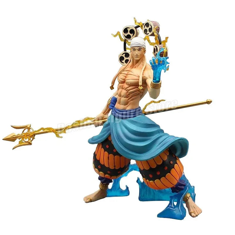 Gk One Piece Thor Enel Action Figure God of the Sky Eneru Statue Figurine PVC Anime Collection 39cm Ornaments Model Toys Gifts