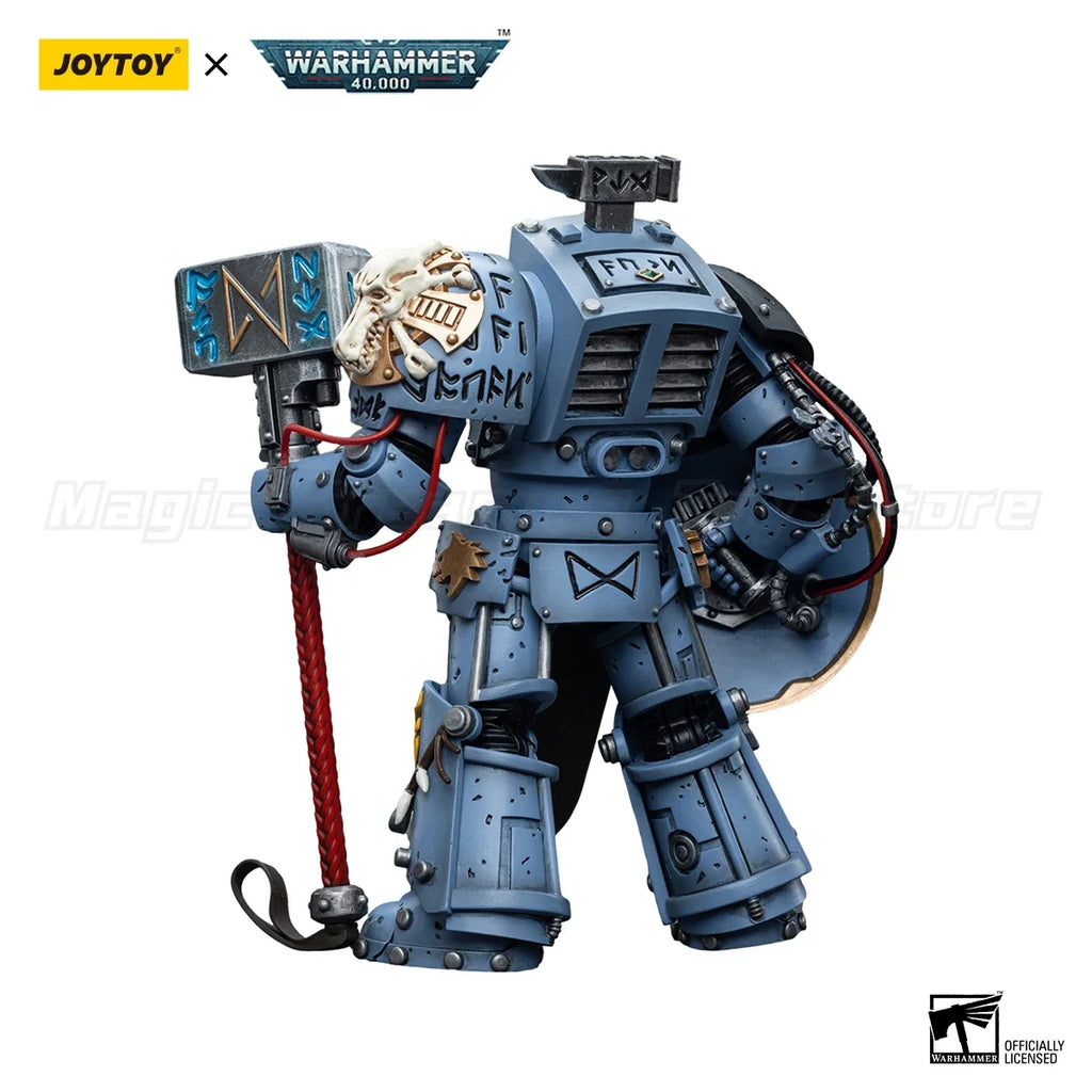 【MT】JOYTOY Warhammer 40K Space Wolves Arjac Rockfist Model Toy Gift 1/18 Action Figure