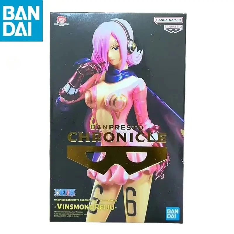 Bandai Genuine New and unopened ONE PIECE Chronicles Glitter Glamours Vinsmoke Reiju PVC 25cm Anime Figure Model Doll Gift Toys