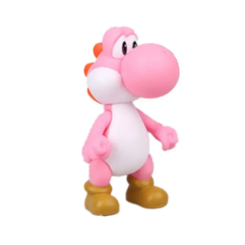 Super Mario Bros Action Figure Toys Toad Peach Luigi Yoshi Donkey Kong Wario Anime Model Ornaments For Children Birthday Gift