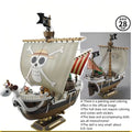 Едно парче 32 см пиратски кораб модел Going Merry Thousand Sunny PVC екшън фигурка колекция играчка коледен подарък