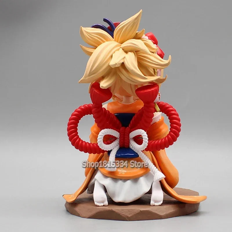 Genshin Impact Figurine GK Cute Raiden Shogun Naganohara Yoimiya Action Figures Yoimiya Anime PVC Model Collection Toys Gifts