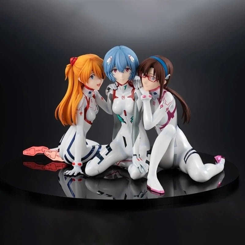 Sab Mini Figures Anime EVA Ayanami Rei Action Figures NEON GENESIS EVANGELION Asuka Lan ...