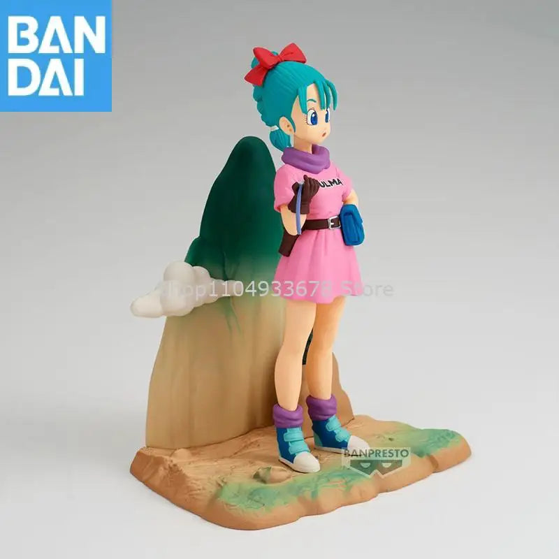 Bandai Namco Banpresto Dragon Ball History Box Bulma ca. 13 cm auf Lager Originale Originalfigur Modell Sammlerfigur Spielzeug