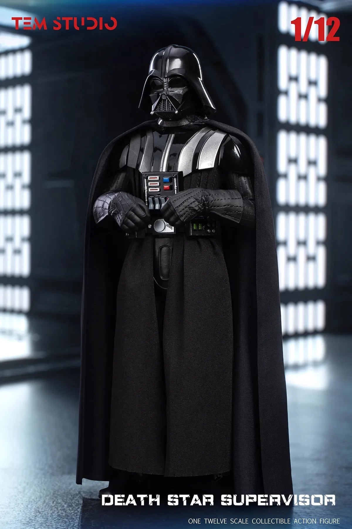 New In Stock Genuine TEM STUDIO TEMS001 1/12 Death Star Supervisor Black Warrior Accessories Action Figure Model Toys