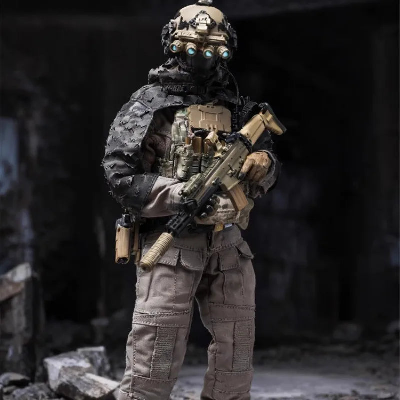 In Stock! HASUKI 1/12 Black Ops SA04 Night Weaver WM-07 Action Figure Figure Soldier Model Gift Collection