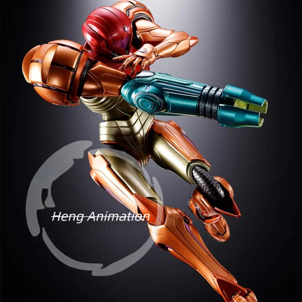 Pre-sale,   Bandai Chogokin Samus Aran Metroid Prime 4 Metroid Movable Figure  to be released in June 2026