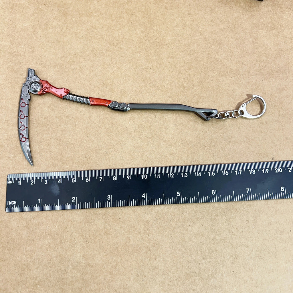 30cm Death Grip Apex legends Game Merchandise Heirloom Revenant Metal Scythe Model Home Ornament Craft Collection Toy Boy
