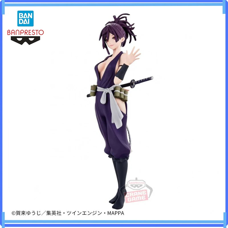 Bandai In Stock Original Banpresto Dxf Hell's Paradise Yuzuriha Anime Action Figure Model Boxed Toys Gift Genuine