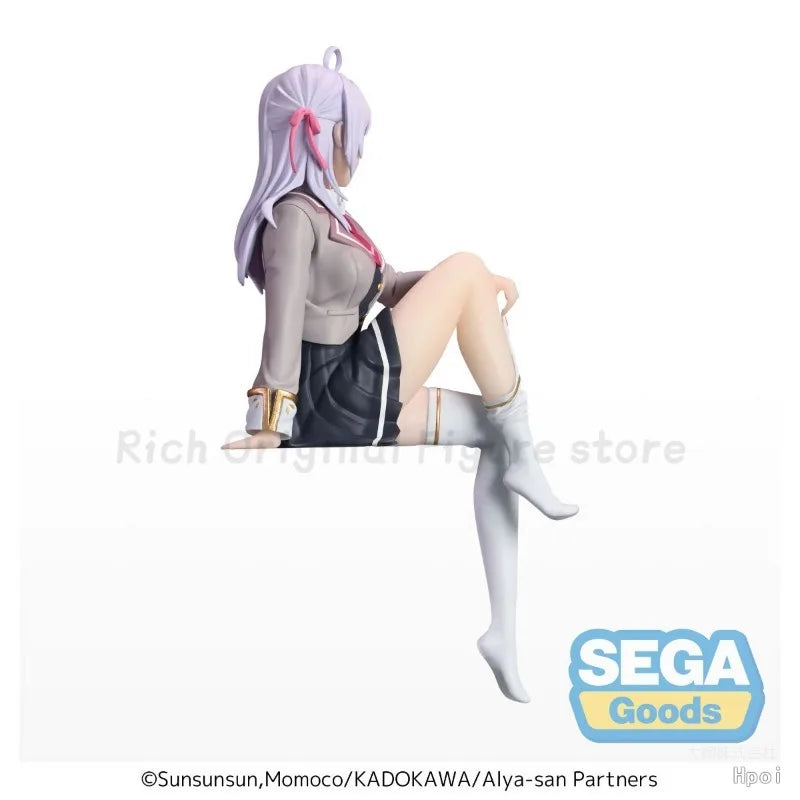 【In Stock 】Origina SEGA Alya Sometimes Hides Her Feelings in Russian PM Chokonose Figure Alisa  Anime Figure Collection Toys
