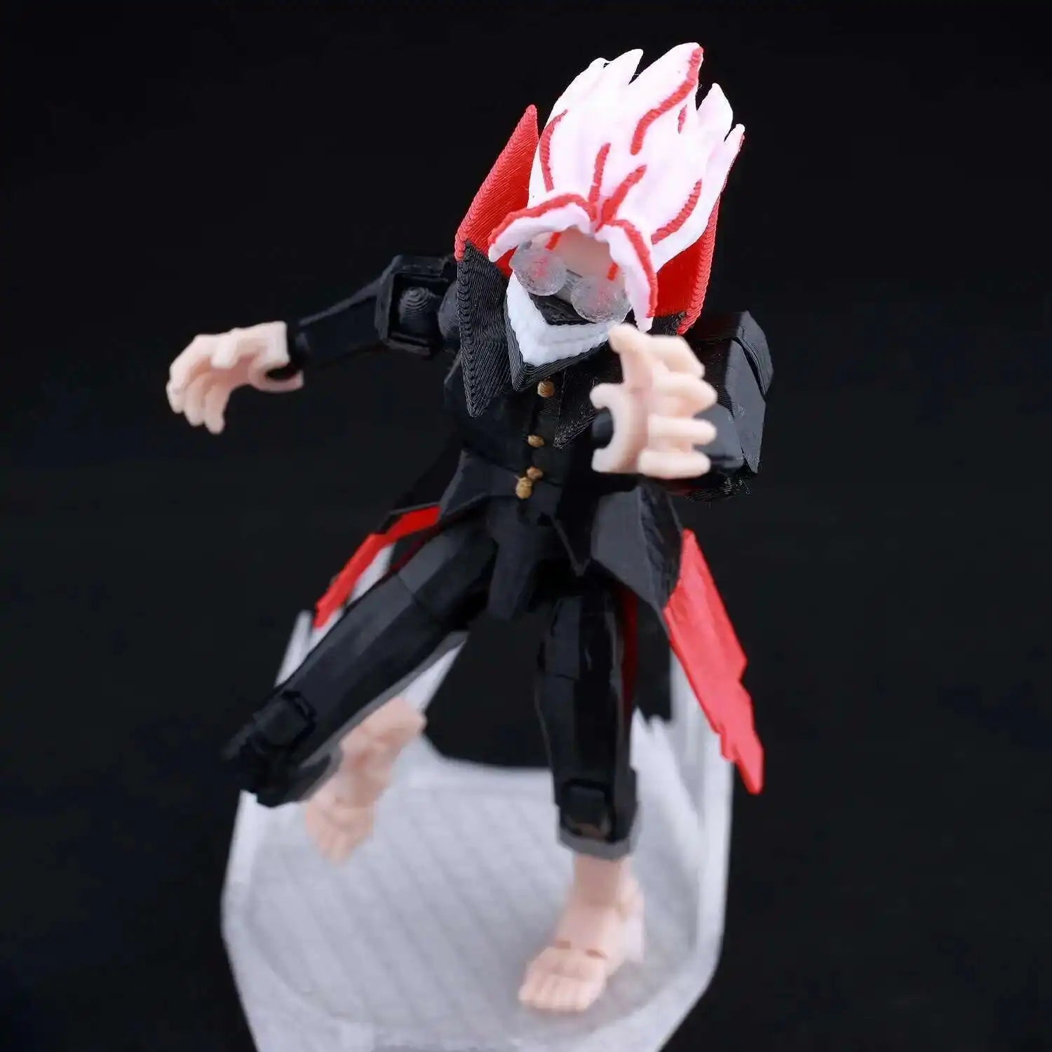 9L3D-gedruckte Lucky Dummy 13 Dandadan Takakura Ken Actionfigur, Anime-Modell, bewegliches Sammlerspielzeug mit mehreren Gelenken, Geschenk für Fans