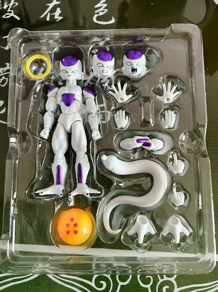 Bandai Original Dragon Ball SHF Frieza The Fourth Form Anime-Figuren Action-Modell Spielzeug Kindergeburtstagsgeschenk Limitierte Auflage Coole Geschenke