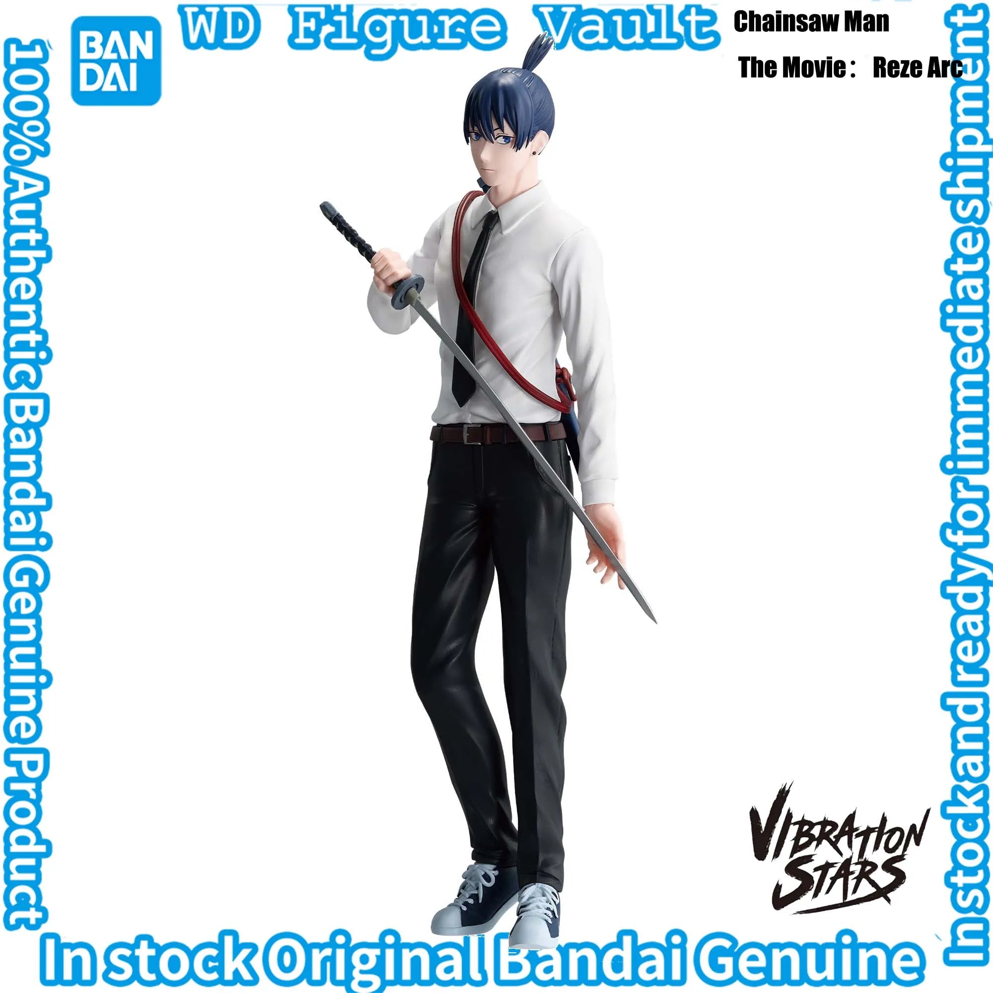 Bandai Officially Licensed VIBRATION STARS Chainsaw Man  The Movie Reze Arc Hayakawa Aki  Premium Collectible Model Gift