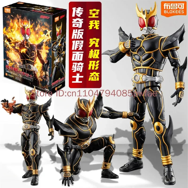Blokees Kamen Rider Kuuga Ultimate Form Buildable Block Action Figure - Posable Collectible Decor for Anime Hobby Fans