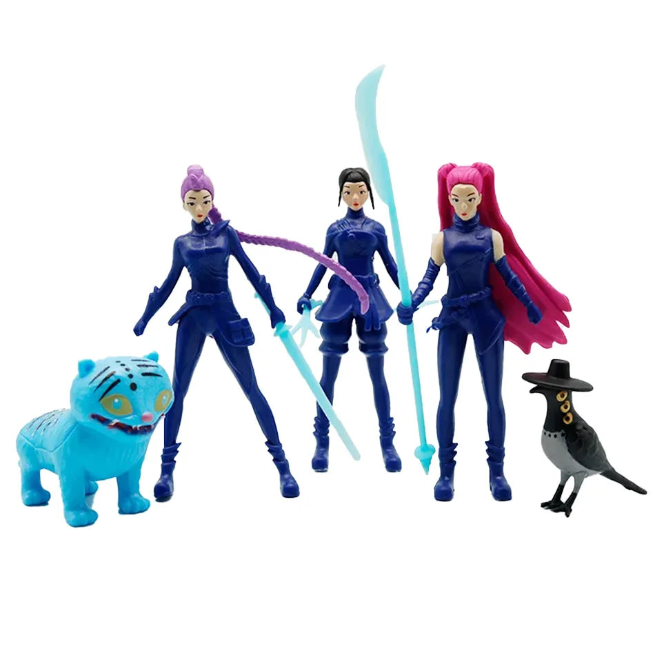 2025 Kpop Demon Hunters Anime Figure Toys Cute PVC Action Figure Model Dolls Children Gift