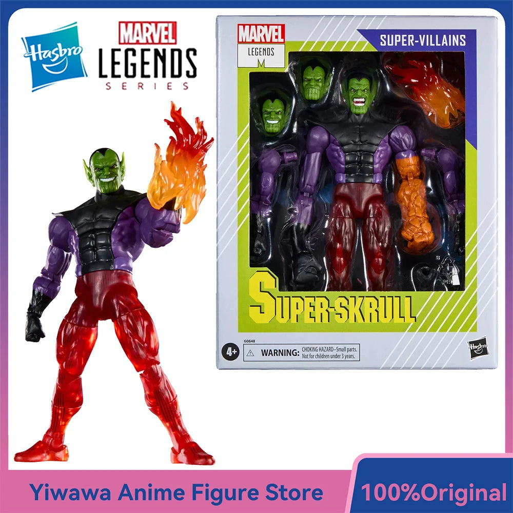 [In-Stock] NEW Hasbro Marvel Legends Series Villain Super-Skrull (Fantastic Four) 15cm Scale Anime Action Figure Model Toy Gifts