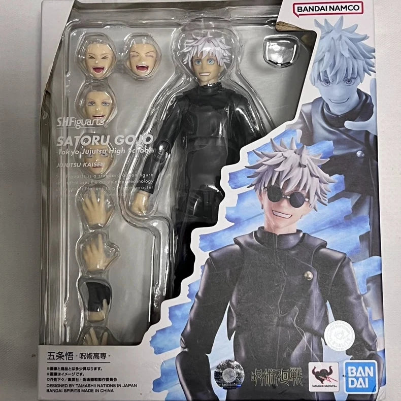 In Stock Genuine Bandai S.H.Figuarts Jujutsu Kaisen Satoru Gojo Anime Action Figure Birthday Gift Surprise Collectibles
