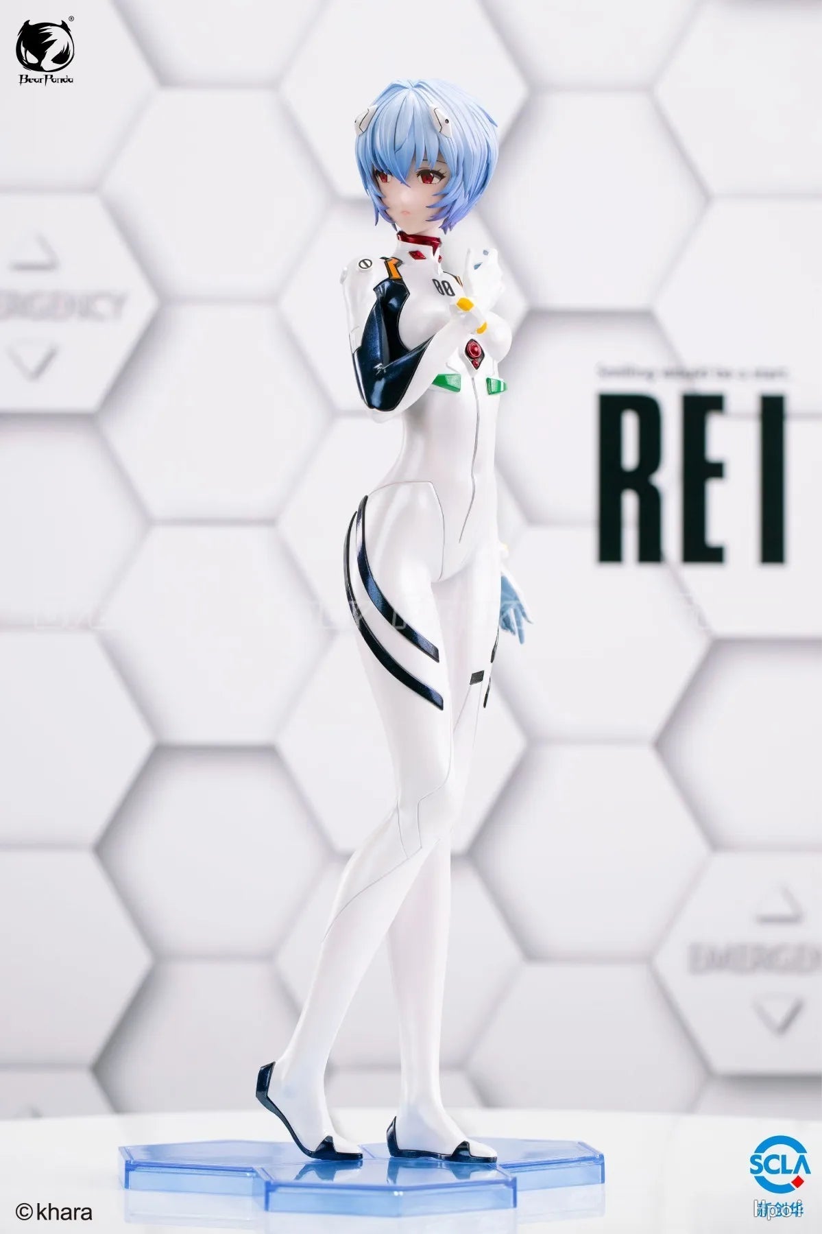 【Pre-sale】Original BearPanda EVA REI AYANAMI 1/4 Scale Figure Model Ornament Toy