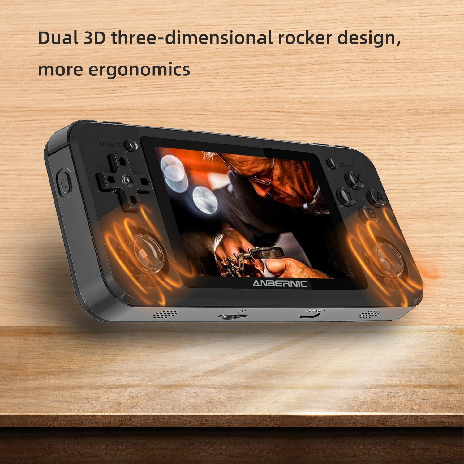 ANBERNIC RG351P Handheld Retro Game Console RK3326 3.5 Inch IPS Screen 64G TF Card 2500 Classic Games 3500 mAh