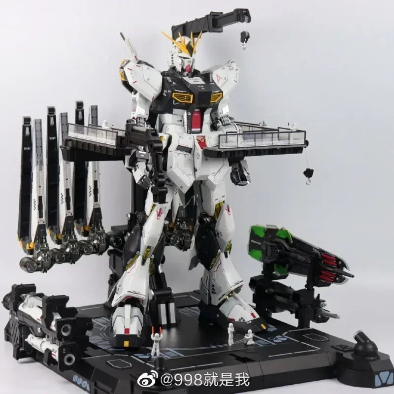 New 1/60 Daban Metal Structure Rx-93 V Action Figures Equipped With Floating Cannon Assembly Model Collect Kid Toy Christma Gift
