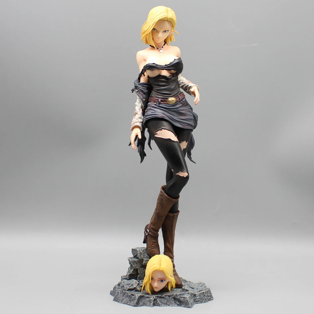 30 cm Dragon Ball Z Anime Figuren Android 18 Actionfiguren Sexy Lazuli PVC Statue Modell Puppe Sammlerstück Ornament Geburtstagsspielzeug