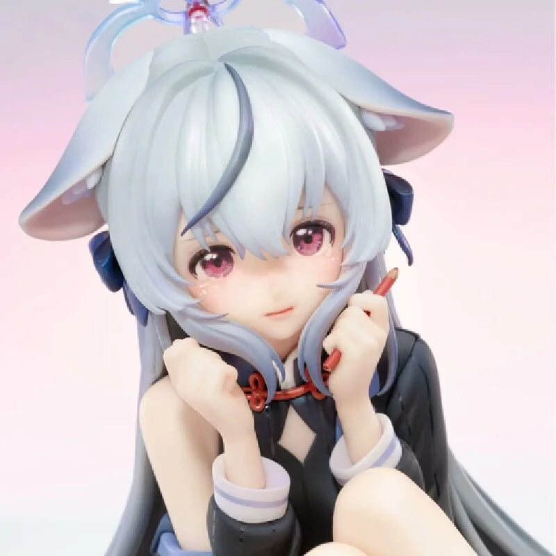 Blue Archive Shun Haruna Anime Figure - Cute Seated Girl Model Statue for Car Dashboard And Desk Decor Collectible Gift